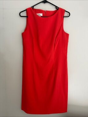 ALYX Orange Sleeveless Midi Sheath Dress